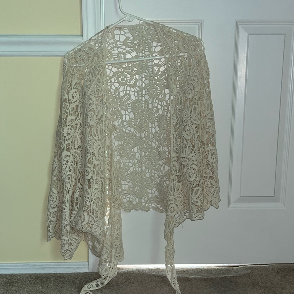 White Lace Kimono